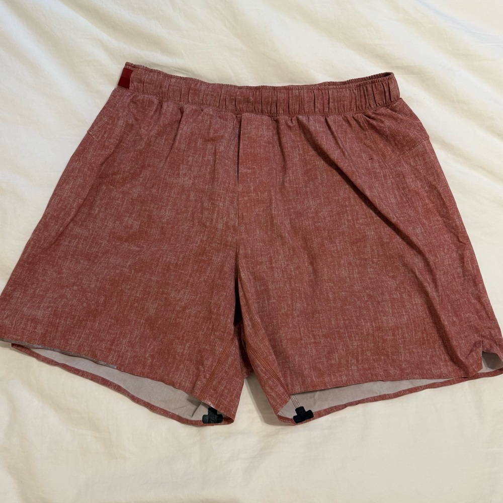 Men's Lululemon Red Casual Running Shorts Size L